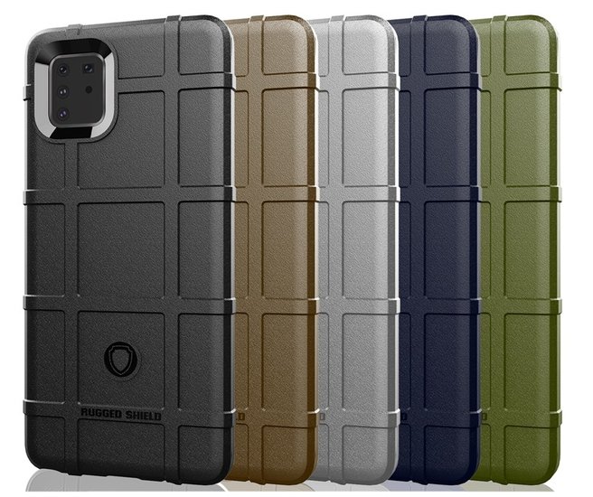 Samsung Galaxy Note 10 Lite hoesje, Rugged shield TPU case, Grijs