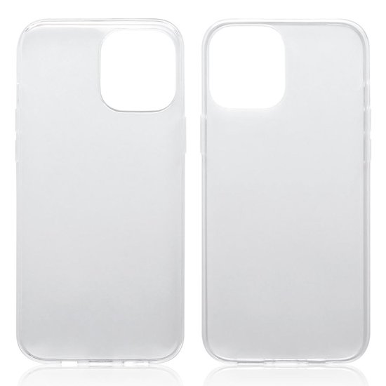 Apple iPhone 12 Pro Max Hoesje - MobyDefend Transparante TPU Backcover - Volledig Doorzichtig