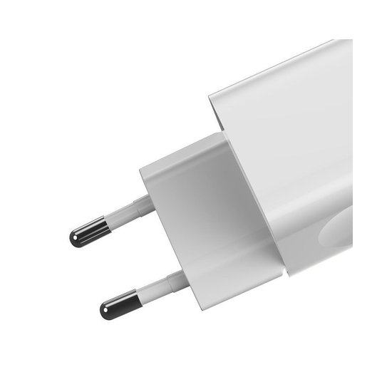 Baseus Wall charger - Oplader met 1 USB-poort - 15W - Quick Charge 3.0 - Wit