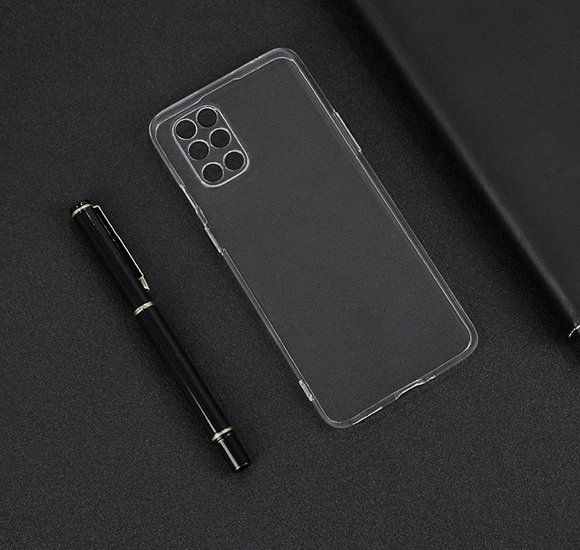 OnePlus 8T hoesje, Transparante gel case, Volledig doorzichtig
