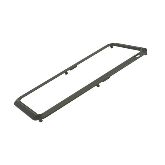 iPhone 12 Love Mei Glazen Voorkant Met Metalen Frame - Groen