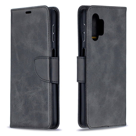 Samsung Galaxy A32 (5G) Hoesje - MobyDefend Wallet Book Case Met Koord - Zwart