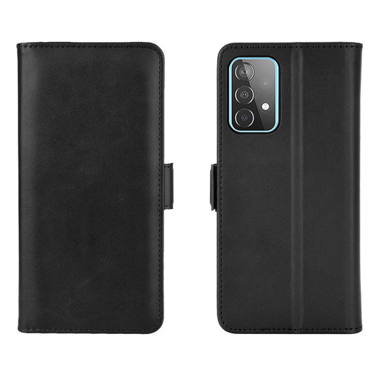 Samsung Galaxy A52 / A52s Hoesje - MobyDefend Luxe Wallet Book Case (Sluiting Zijkant) - Zwart
