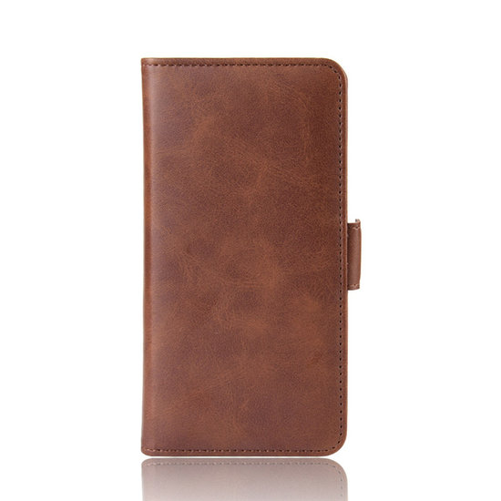 Samsung Galaxy A52 / A52s Hoesje - MobyDefend Luxe Wallet Book Case (Sluiting Zijkant) - Bruin
