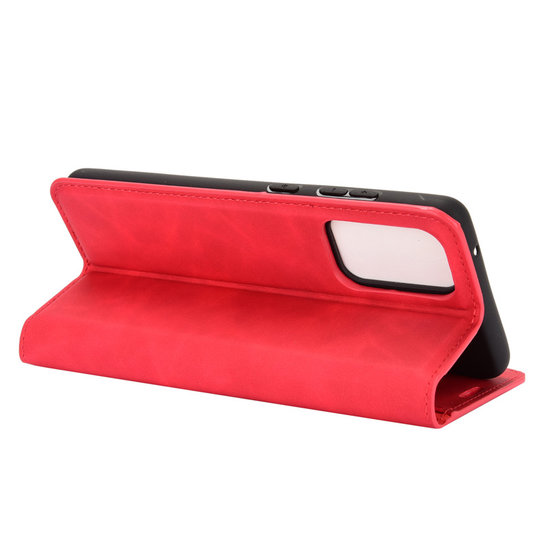 Samsung Galaxy A52 / A52s Hoesje - Luxe Wallet Bookcase (Magnetische Sluiting) - Rood