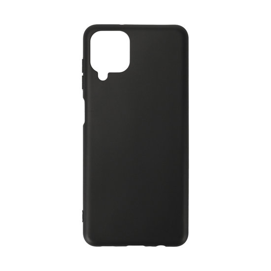 Samsung Galaxy A12 / M12 hoesje, Gel case, Mat zwart