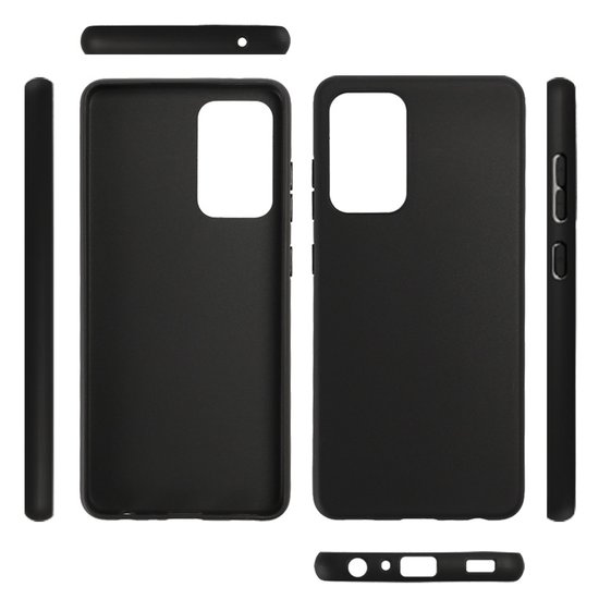 Samsung Galaxy A52 / A52s Hoesje - MobyDefend TPU Backcover - Mat Zwart