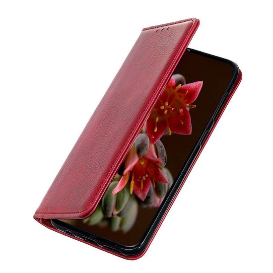 OnePlus 9 Pro hoesje, Luxe Wallet bookcase, Rood
