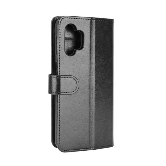Samsung Galaxy A32 (4G) Hoesje - MobyDefend Wallet Book Case (Sluiting Achterkant) - Zwart