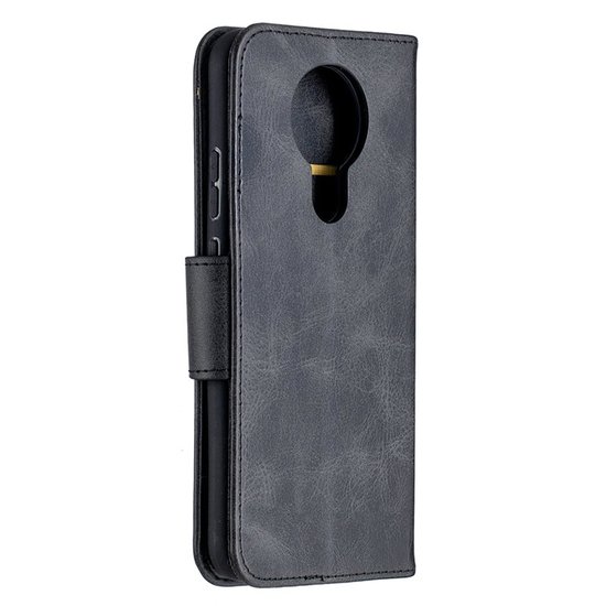 Nokia 3.4 Hoesje - MobyDefend Wallet Book Case Met Koord - Zwart