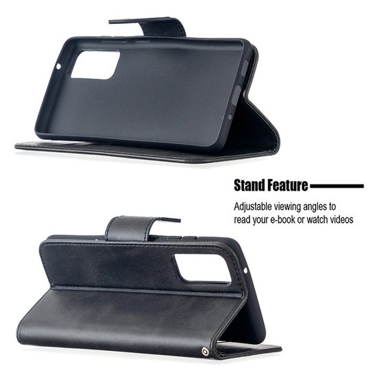 Samsung Galaxy S20 FE Hoesje - MobyDefend Wallet Book Case Met Koord - Zwart