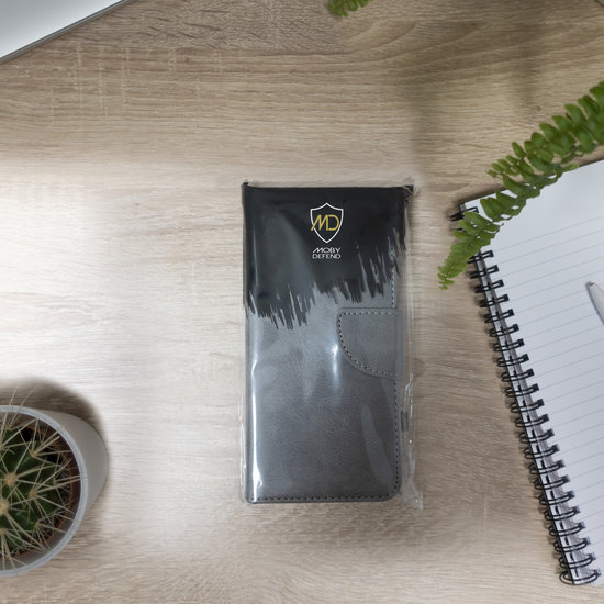 Samsung Galaxy S20 FE Hoesje - MobyDefend Wallet Book Case Met Koord - Grijs