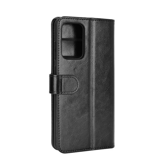 Samsung Galaxy A52 / A52s hoesje, MobyDefend Wallet Book Case (Sluiting Achterkant), Zwart