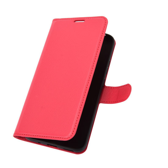 Nokia 3.4 Hoesje - MobyDefend Kunstleren Wallet Book Case (Sluiting Voorkant) - Rood