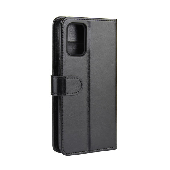 Samsung Galaxy S20 FE hoesje, MobyDefend Wallet Book Case (Sluiting Achterkant), Zwart