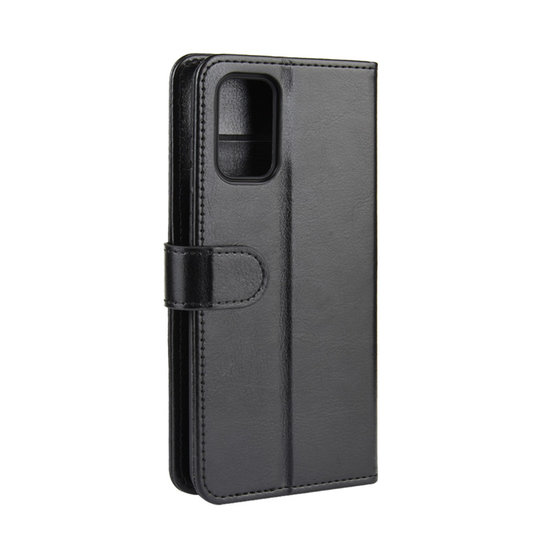 Samsung Galaxy S20 FE Hoesje - MobyDefend Wallet Book Case (Sluiting Achterkant) -  Zwart