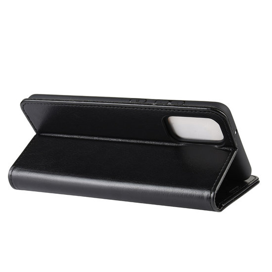 Samsung Galaxy S20 FE Hoesje - MobyDefend Wallet Book Case (Sluiting Achterkant) -  Zwart