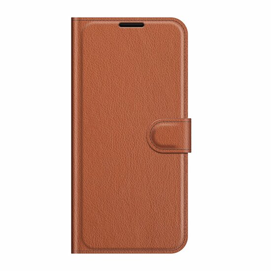 Sony Xperia 1 III hoesje, MobyDefend Kunstleren Wallet Book Case, Bruin