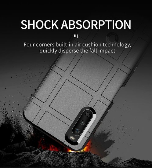 Sony Xperia 1 III Hoesje - Mobydefend Rugged Shield TPU Backcover - Groen