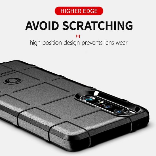 Sony Xperia 1 III Hoesje - Mobydefend Rugged Shield TPU Backcover - Groen