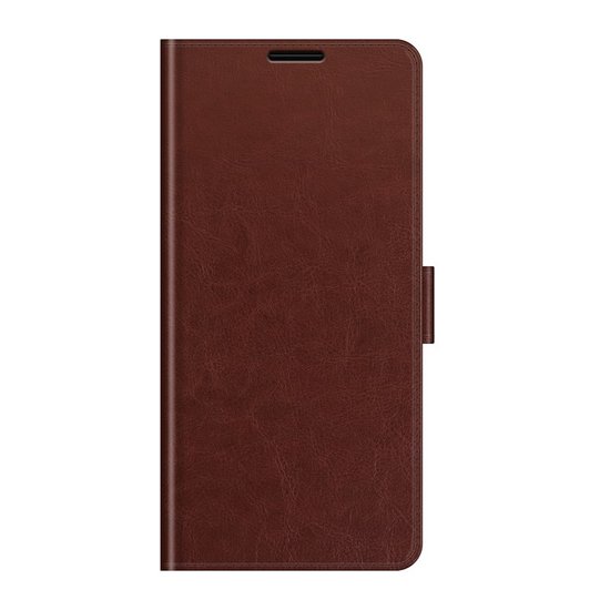 Sony Xperia 1 III Hoesje - MobyDefend Wallet Book Case (Sluiting Achterkant) - Bruin