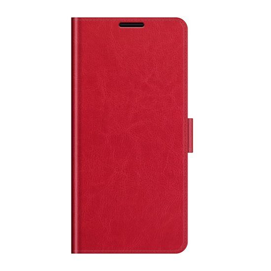 Sony Xperia 1 III hoesje, MobyDefend Wallet Book Case (Sluiting Achterkant), Rood