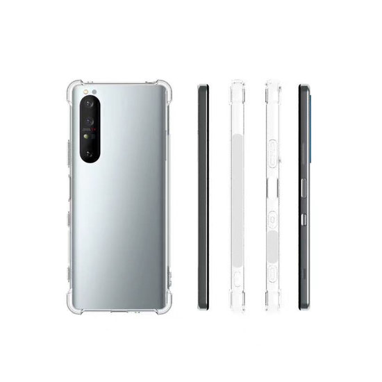 Sony Xperia 1 III Hoesje - MobyDefend Transparante Shockproof TPU Backcover - Verstevigde Hoeken - Volledig Doorzichtig