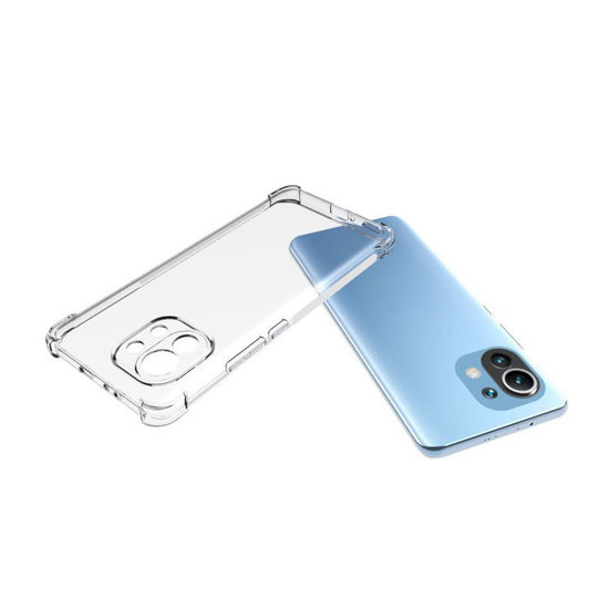 Xiaomi Mi 11 Hoesje - MobyDefend Transparante Shockproof TPU Backcover - Verstevigde Hoeken - Volledig Doorzichtig