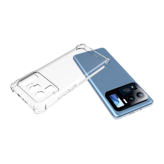 Xiaomi Mi 11 Ultra Hoesje - MobyDefend Transparante Shockproof TPU Backcover - Verstevigde Hoeken - Volledig Doorzichtig