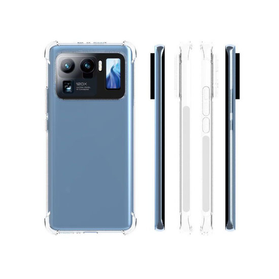 Xiaomi Mi 11 Ultra Hoesje - MobyDefend Transparante Shockproof TPU Backcover - Verstevigde Hoeken - Volledig Doorzichtig