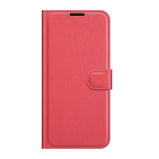 OnePlus 9 Pro hoesje, MobyDefend Kunstleren Wallet Book Case, Rood