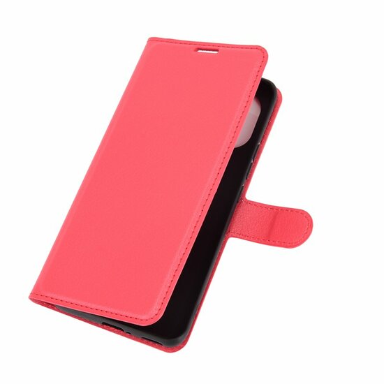 Xiaomi Mi 11 Hoesje - MobyDefend Kunstleren Wallet Book Case (Sluiting Voorkant) - Rood