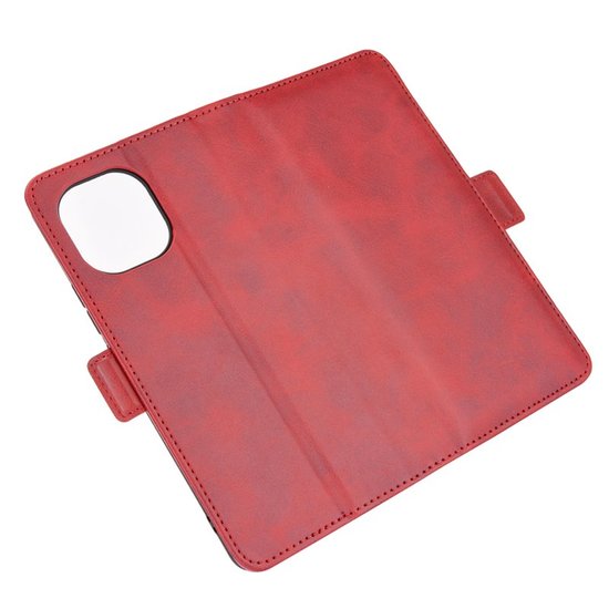 Xiaomi Mi 11 hoesje, MobyDefend Luxe Wallet Book Case (Sluiting Zijkant), Rood