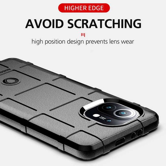 Xiaomi Mi 11 Hoesje - Mobydefend Rugged Shield TPU Backcover - Groen