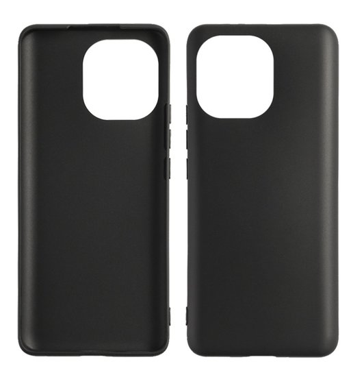 Xiaomi Mi 11 Hoesje - MobyDefend TPU Backcover - Mat Zwart
