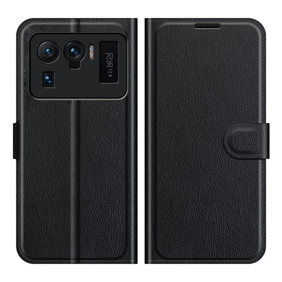 Xiaomi Mi 11 Ultra Hoesje - MobyDefend Kunstleren Wallet Book Case (Sluiting Voorkant) - Zwart