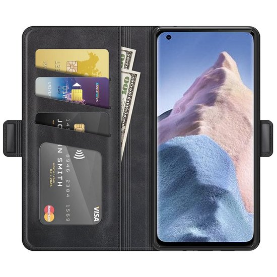 Xiaomi Mi 11 Ultra Hoesje - MobyDefend Luxe Wallet Book Case (Sluiting Zijkant) - Zwart