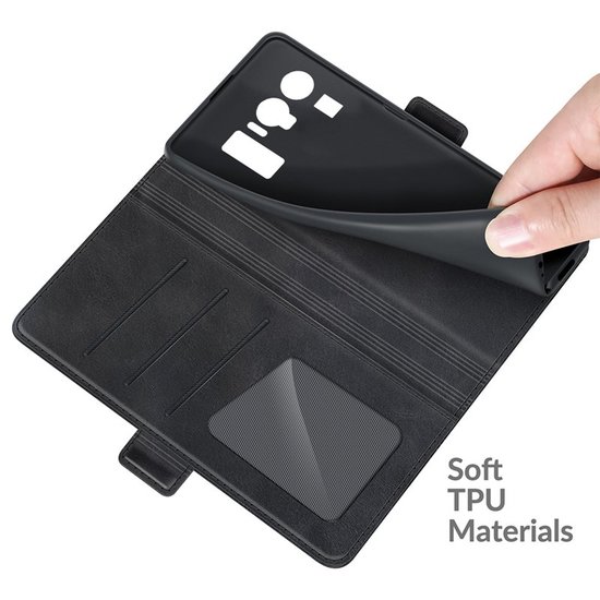 Xiaomi Mi 11 Ultra Hoesje - MobyDefend Luxe Wallet Book Case (Sluiting Zijkant) - Zwart