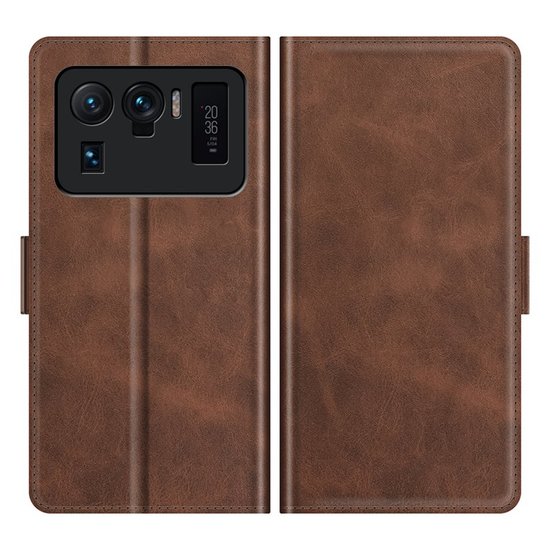 Xiaomi Mi 11 Ultra Hoesje - MobyDefend Luxe Wallet Book Case (Sluiting Zijkant) - Bruin