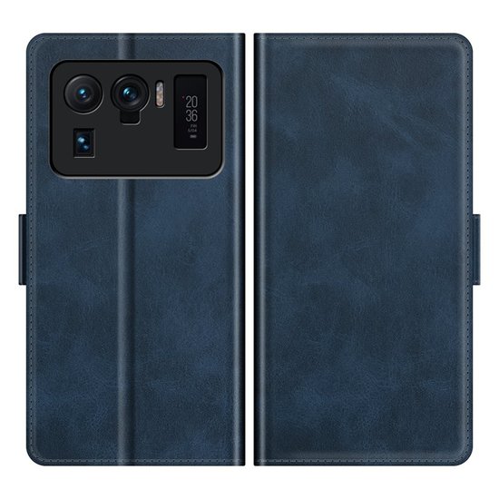 Xiaomi Mi 11 Ultra hoesje, MobyDefend Luxe Wallet Book Case (Sluiting Zijkant), Blauw