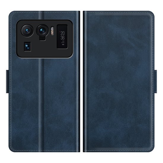 Xiaomi Mi 11 Ultra Hoesje - MobyDefend Luxe Wallet Book Case (Sluiting Zijkant) - Blauw