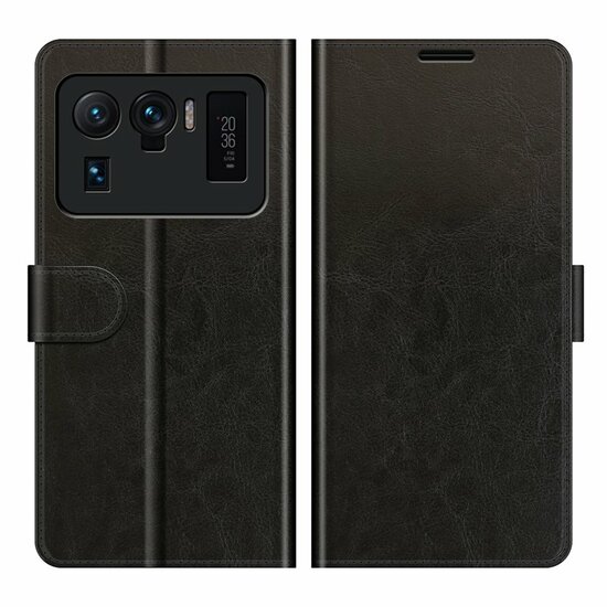 Xiaomi Mi 11 Ultra Hoesje - MobyDefend Wallet Book Case (Sluiting Achterkant) - Zwart