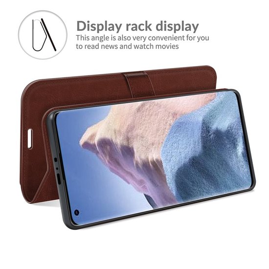 Xiaomi Mi 11 Ultra Hoesje - MobyDefend Wallet Book Case (Sluiting Achterkant) - Bruin