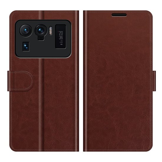 Xiaomi Mi 11 Ultra Hoesje - MobyDefend Wallet Book Case (Sluiting Achterkant) - Bruin