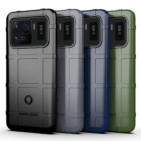 Xiaomi Mi 11 Ultra Hoesje - Mobydefend Rugged Shield TPU Backcover - Zwart