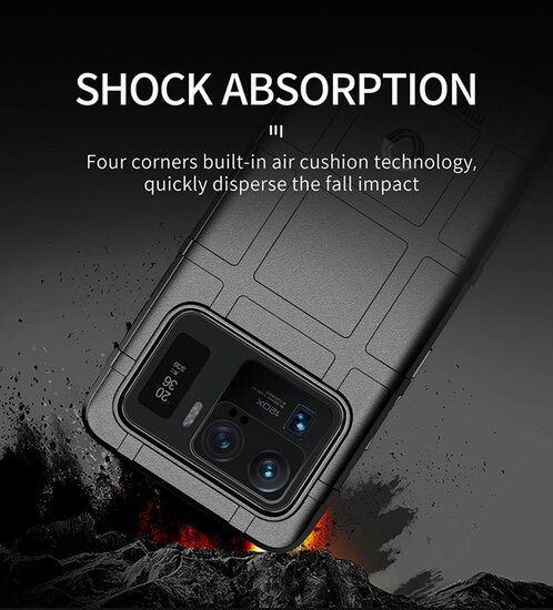 Xiaomi Mi 11 Ultra Hoesje - Mobydefend Rugged Shield TPU Backcover - Zwart