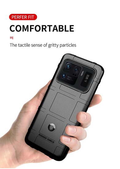 Xiaomi Mi 11 Ultra Hoesje - Mobydefend Rugged Shield TPU Backcover - Zwart