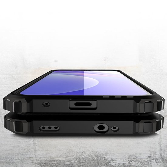 Xiaomi Redmi Note 10 5G hoesje, MobyDefend Dubbelgelaagde Shockproof Pantsercase, Ros&eacute;goud
