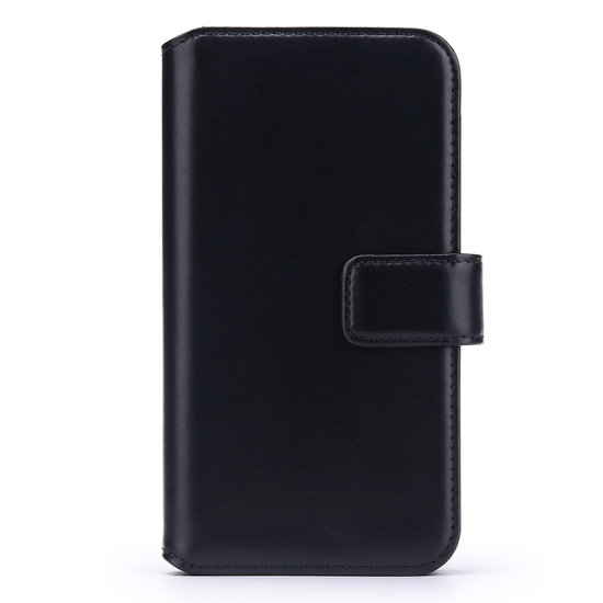 iPhone 11 Hoesje, Luxe MobyDefend Wallet Bookcase, Zwart