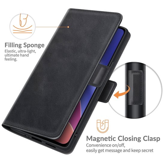 Xiaomi Mi 11i Hoesje - MobyDefend Luxe Wallet Book Case (Sluiting Zijkant) - Zwart